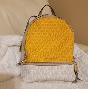 Michael Kors Authentic Rhea Logo MD Backpack